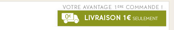 Livraison 1€ seulement
