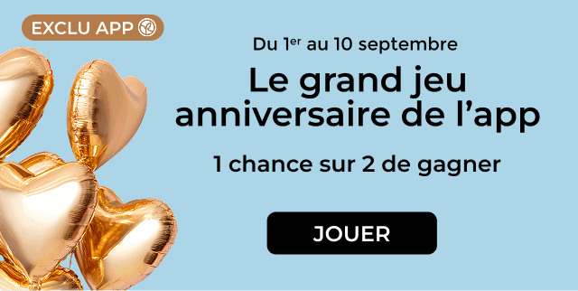 Jouer au grand jeu anniversaire de l’app