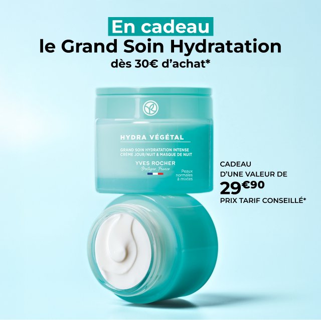 En cadeau le Grand Soin Hydratation
